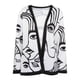 thumbnail image 4 of Chaqueta de mujer para entrenamiento diario de vacaciones, cárdigan de otoño e invierno, abrigo de punto abierto, Top informal de manga larga con estampado Floral Fridja  BV0+4647, 4 of 8