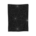 thumbnail image 7 of DouZhe Ultra-Soft Micro Fleece Lightweight Flannel Bed Blanket, Horror Spider Web Cobweb Print Cozy Warm Throw Blankets, 40"x30", 7 of 7