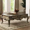 thumbnail image 2 of ACME Table Basse Ragenardus 2 Tiroirs en Chêne Vintage avec Rangement en Bois, 2 of 3