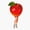 1pcs, variant on Fruit Pin-Up: Apple Girl Er, Phone Decal Water Bottle Stickers Car Decals, Funny Birthday Gift