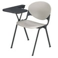 thumbnail image 4 of KFI Stacking School Chair, Writing Tablet, Burgundy Finish, Right Tablet, 4 of 5