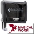 thumbnail image 1 of Large Self-Inking Dragon Magical Work Stamp, Trodat Printy 4913, Press and Print Stamping, Impression Size 7/8" x 2-1/4", Up to 10,000 Impressions - Burgundy Ink, 1 of 10