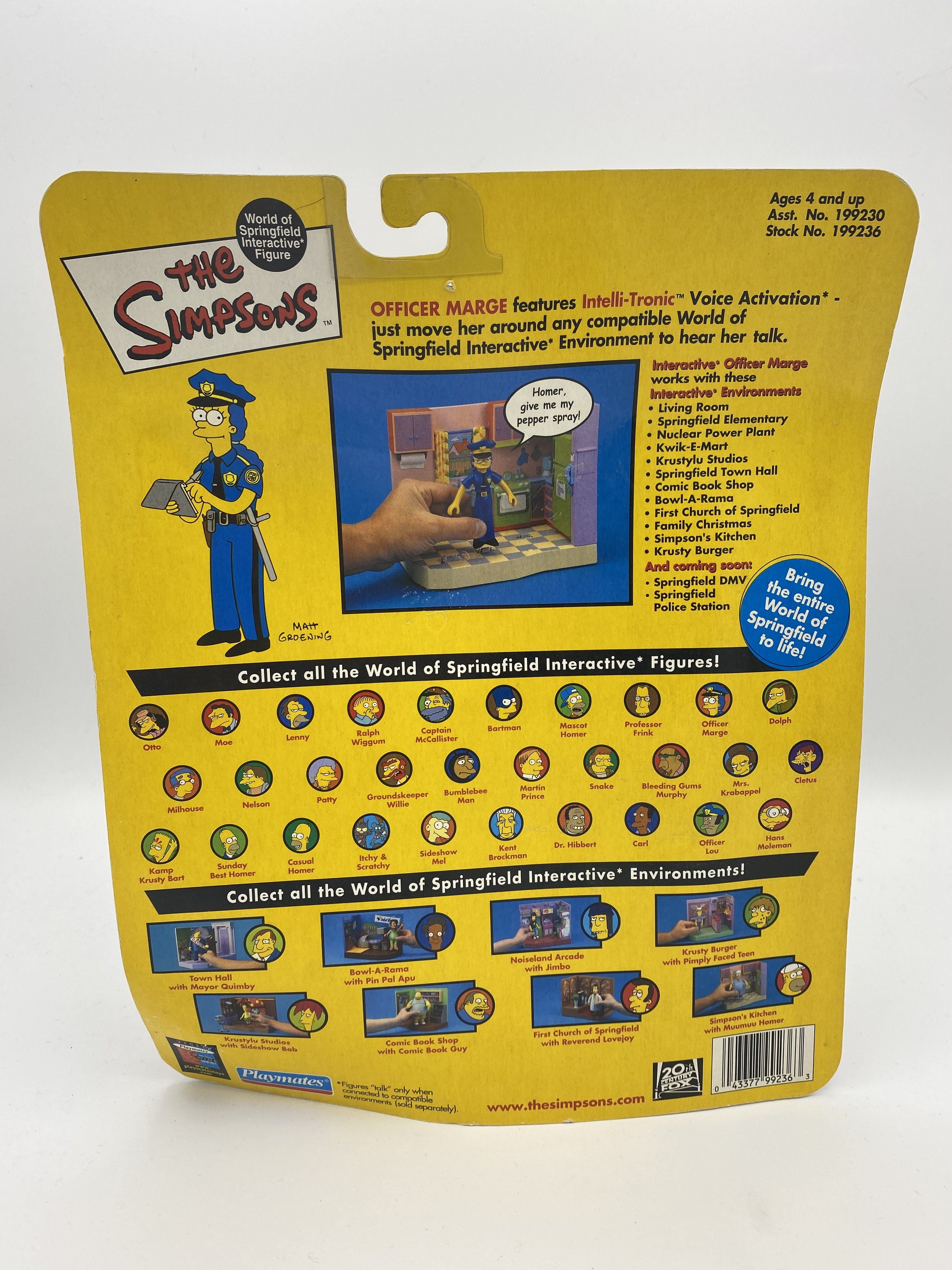 Playmates Toys The Simpsons Series 7: Officer Marge Action