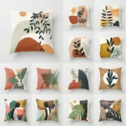 Set of 4 Throw Pillow Covers,Abstract Decorative Pillowcase One Side Print Soft Cushion Covers for Outdoor Home Sofa Couch Bed 18x18 Inches，Style 29 - image 2 of 5
