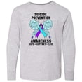 thumbnail image 3 of Inktastic Suicide Prevention Awareness Hope Support and Love Long Sleeve Youth T-Shirt, 3 of 5