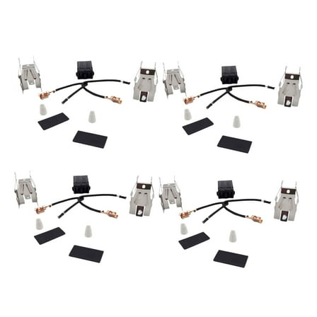 4 Set Burners Receptacle Set Stove Connector Set Suitable for Multiple Ovens
