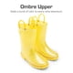 thumbnail image 2 of Botas de lluvia impermeables para niños DREAM PAIRS Talla 11 Amarillas, 2 of 5