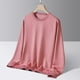 thumbnail image 1 of pstuiky camisetas de manga larga para hombre, Blusas de cuello redondo, sueltas, informales, cómodas, lisas, de manga larga, para hombre Tops de hombre m, 1 of 3