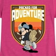 thumbnail image 3 of Disney Standard - Packed For Adventure - Toddler & Youth Girls Short Sleeve Graphic T-Shirt, 3 of 5