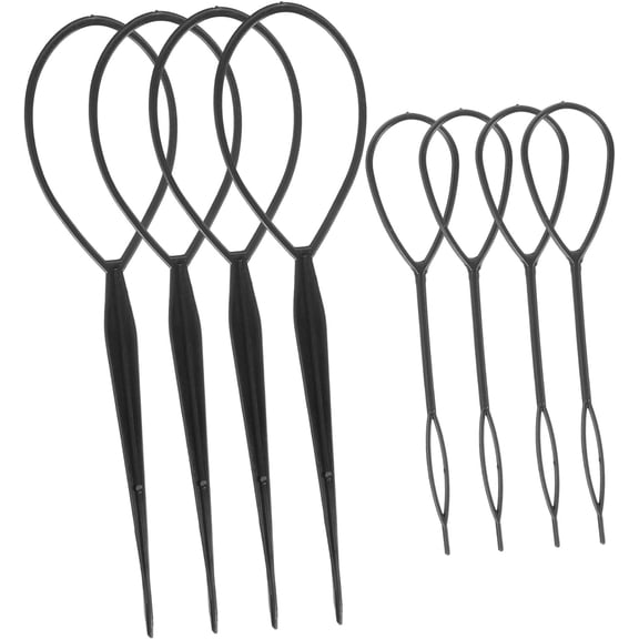 24 Pcs little girl hair accessories hair tool topsy tail tool hair braiding tools hair tail tool