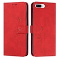 thumbnail image 4 of Wallet Case for iPhone 8 Plus/7 Plus, Premium PU Leather Magnetic Flip Cover for Women Men, with Card Slots Kickstand Wrist Strap Case for iPhone 8 Plus/7 Plus (5.5 inch),Red, 4 of 10