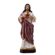 Sacred Heart of Jesus Christ Lord Catholic Religious Gifts Touching Heart 5 Inch Statue Figurine Decoration