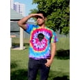thumbnail image 2 of Panther With No Fear Quote Tie Dye Spiral Men -Image by Shutterstock, Male XX-Large, 2 of 4