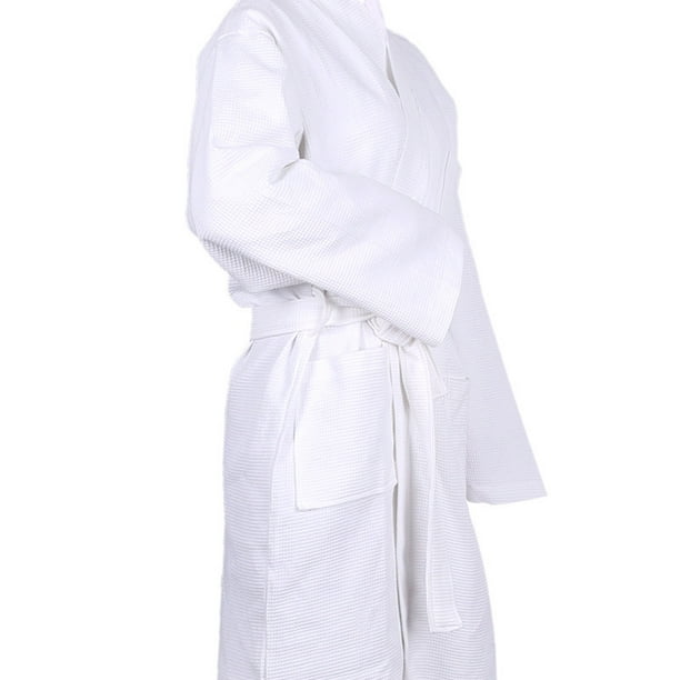Bata De Baño De Forro Polar Para Hombre Y Mujer, Con Capucha, Suave Y Abrigada, Kimono De Invierno GODGETS
