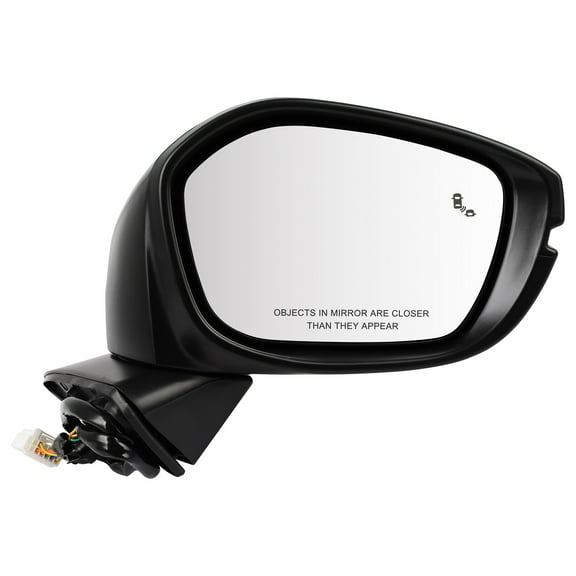 cciyu Passenger Side View Mirror Replacement For 2022 2023 2024 2025 For Honda For CIVIC Power, Heated, Blind Spot Detection Replace HO1321351 Black