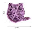 thumbnail image 2 of Boisson Absorbante au Crochet Cartoon Chat Protection Antidérapante Résistante à la Chaleur, 2 of 8