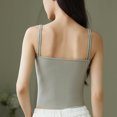 thumbnail image 5 of ZyeKqe Camisole Tops for Women Built in Bra Workout Crop Tank Top Sleeveless Athletic Shirts Slim Fitted, 5 of 9
