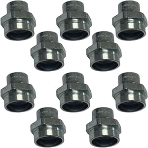 10 Tuerca para cabezal t35 compatible con husqvarna desbrozadora D.I. 9.34 D.E. 13.01 Alto 21.40