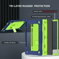 thumbnail image 2 of Hoibon for Lenovo Tab P12 Hybrid Case Lenovo Tab P12 inch 2023 TB370FU Heavy Duty Cover with Kickstand Shoulder Strap Built in Pen Holder Kids Friendly Case for Lenovo Tab P12 12.7 inch (Navy Green), 2 of 6