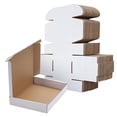 thumbnail image 1 of Cajas de envío RLAVBL, juego de 25, cartón corrugado blanco, 1 of 1
