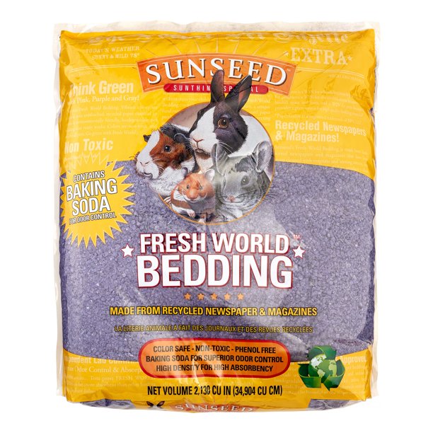 Rabbit bedding with baking soda