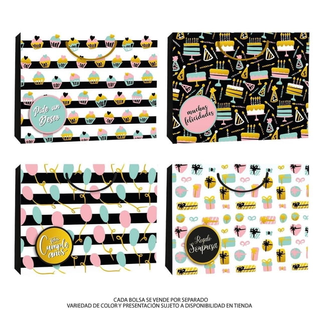 Bolsa para Regalo Dreams Art Jumbo Horizontal 18x13 pulgadas Varios Modelos 1 Pieza