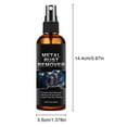 thumbnail image 3 of Spray removedor de óxido de metal: potente limpiador de óxido y suciedad para acero inoxidable, cromo y joyas. Removedor de óxido no abrasivo de 100 ml., 3 of 8