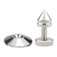 thumbnail image 5 of 1Set Pack Silver Music Box Isolation Spikes Metal Feet for Superior Sound in HiFi Systems Sound Enhancer, 5 of 9
