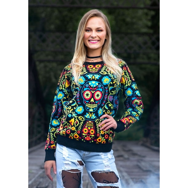Walmart skull sweater sale
