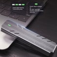 thumbnail image 4 of M.2 NVME SSD Enclosure, M.2 SSD Enclosure Supports 2TB 10Gbps  For 2280 For, 4 of 8