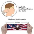 thumbnail image 4 of Picia USA Eagle with Spread Wings Print Mens Running Headband,Mens Sweatband Sports Headband for Running,Cycling,Basketball,Yoga,Fitness Workout, 4 of 9