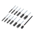 thumbnail image 2 of Bore Cleaning Brush, Bore Brushes Corrosion Resistance 1/4 Hex Shank Multifunctional Stainless Steel With 15cm Extension Rod For Household Brass Wire Yellow,Steel Wire Silver,Nylon, 2 of 8