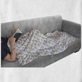 thumbnail image 5 of Botany Soft Flannel Fleece Throw Blanket, Nature Wonder Fun Pattern with Colorful Abstract Flower Plant Blooming Silhouette, Cozy Plush for Indoor and Outdoor Use, 60" x 80", Multicolor, by Ambesonne, 5 of 5