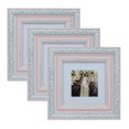 thumbnail image 1 of Lilian Pink Display 6x6 Desk Photo Frame - Made to Display Picture 4x4 with Mat or 6x6 without Mat- Wall Mounting Material Included(3-Pack), 1 of 5