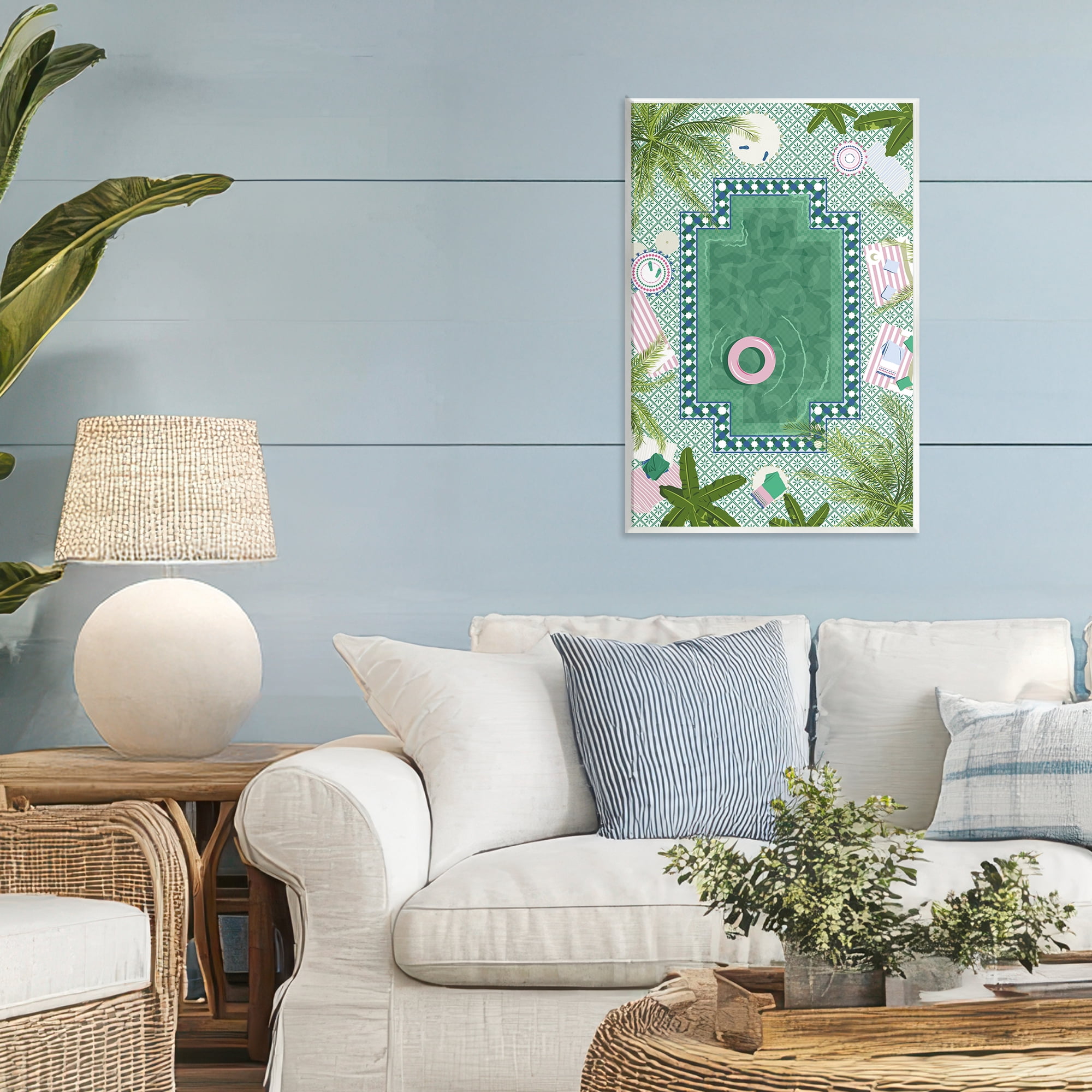 Stupell Industries Morocco Riad Pool Wall Plaque Art, design by Vero Illustrates