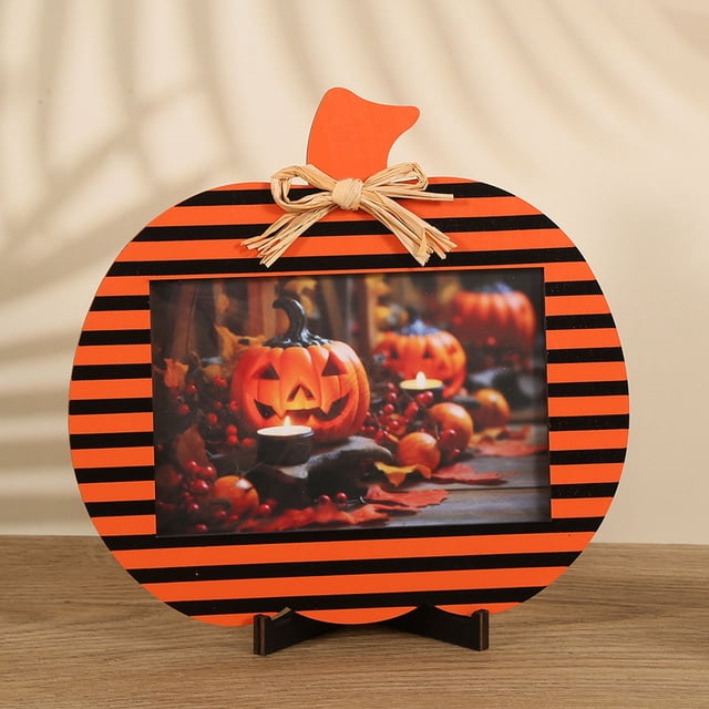 Hallowen Photo Frame Ornament Party Decoration Sense Photo Props Hallowen Wooden Crafts