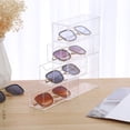 thumbnail image 3 of Glasses Case Display Multi-layer Transparent Storage Organizer for Home Supermarket Shop, 3 of 6