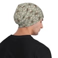 thumbnail image 5 of Xecao Bees And Chamomile Print Beanie Knitted Hat for Men Women, Winter Fashion Knit Cuffed Caps Unisex, 5 of 7