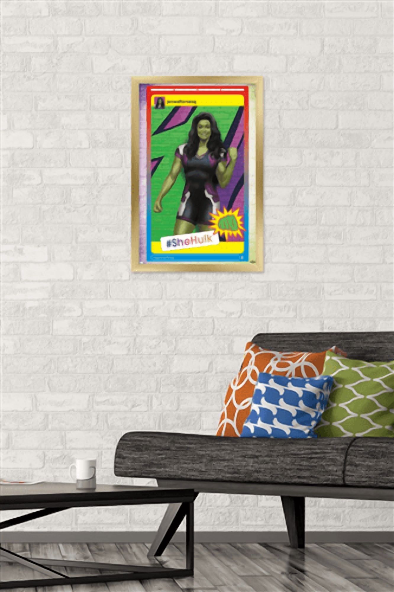 Marvel She-Hulk - Post Wall Poster, 14.725" x 22.375" Framed