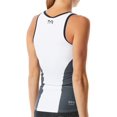 thumbnail image 2 of TYR Competitor Singlet Multi-Sport Top - White/Gray, Sleeveless, Women's, Large, 2 of 2