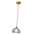 thumbnail image 2 of perfeclan Glass Pendant Light Kitchen Island 1.5M Cord Adjustable Hanging Lamp Hanging Light for Restaurant Dining Room Bedroom Hallway E, 2 of 9