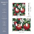 thumbnail image 2 of Yayeee Toggle Light Switch Wall Plate 2-Gang 4.56"x4.48" Decorative Outlet Cover, Red Apple Pattern, 2 of 7
