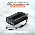 thumbnail image 3 of High Speed USB 3.0 Type-C Male to Female OTG Adapter Data Transfer Converter, 3 of 7