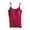Z-Red281, variant on JIAYUE Women's Slim-Fit Camisole With Built In Bra Versatile Solid Color Scoop Neck Sleeveless Spaghetti Strap Underwear Yoga Sports Tank Top For Layering and Everyday Wear