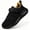Black & Gold, variant on Kid Boys and Girls Breathable Mesh Casual Athletic Sneakers for Jogger, Running, Tennis, Back To School