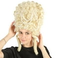 thumbnail image 4 of HPO Adult Womens Baroque Beehive Wig Historical Marie Antoinette Costume Wig for Halloween & Cosplay, 4 of 12