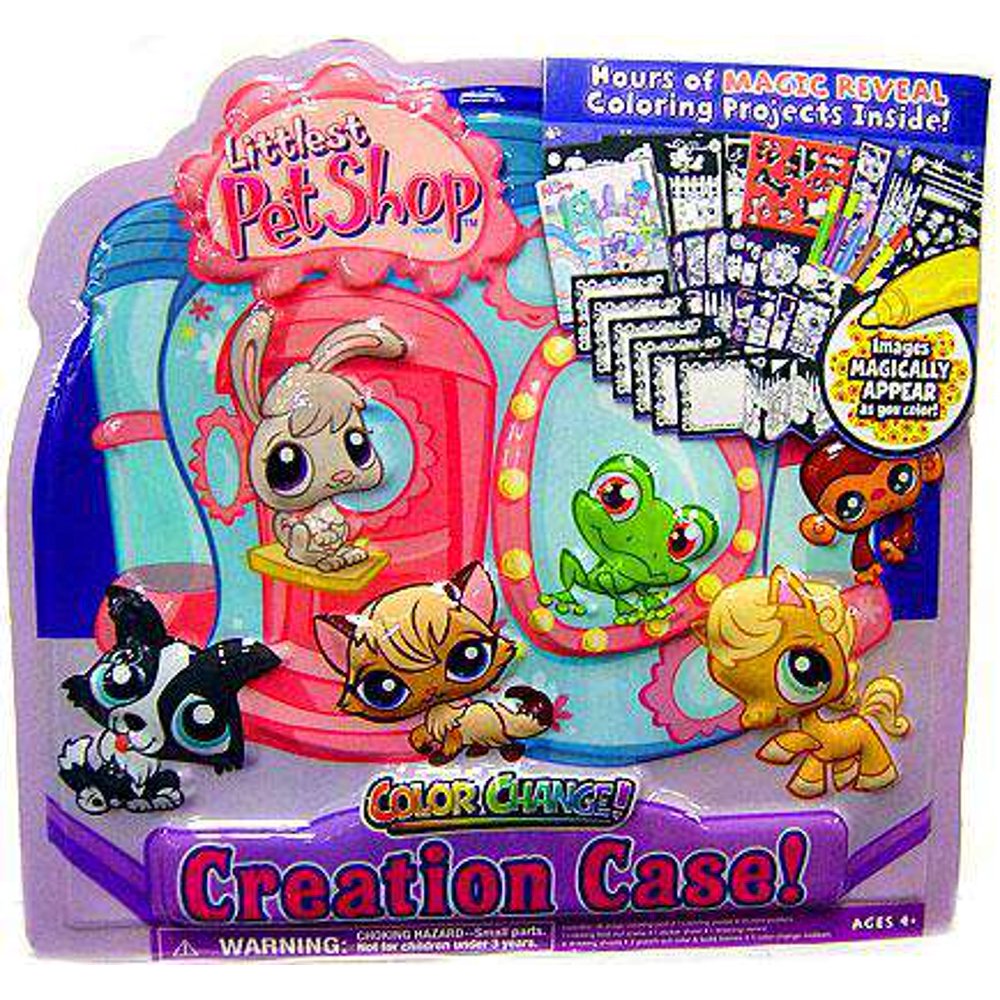 Littlest Pet Shop Color Change Creation Case Activity Set