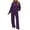 Purple, variant on Lounge Sets for Women Sweatsuits 2 Piece Outfits 2025 Fall Drawstring Sweatshirt Wide Leg Sweatpants Tracksuit (XL, Purple)