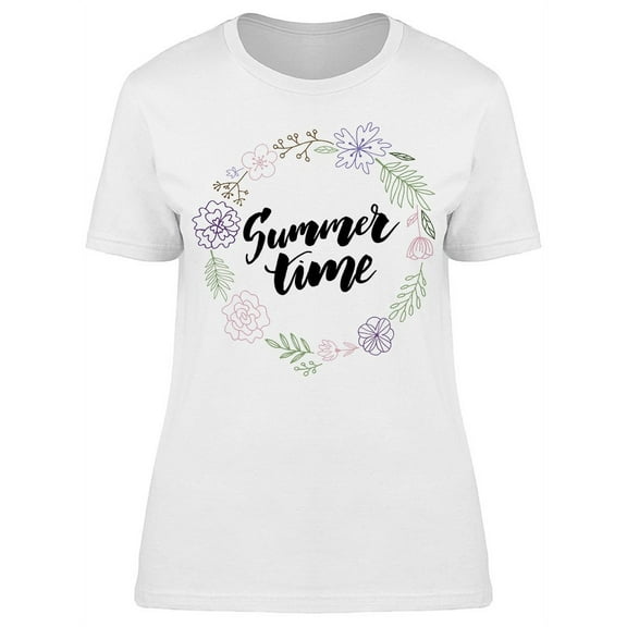 Summer Flowers T-Shirt Women -Image by Shutterstock, Female 3X-Large