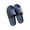 Dark Blue, variant on Lovskoo 2024 Women s Mens Open Toe Slippers Solid Color Super Soft Breathable Non-Slip Bedroom Slip On Home Slippers Dark Blue